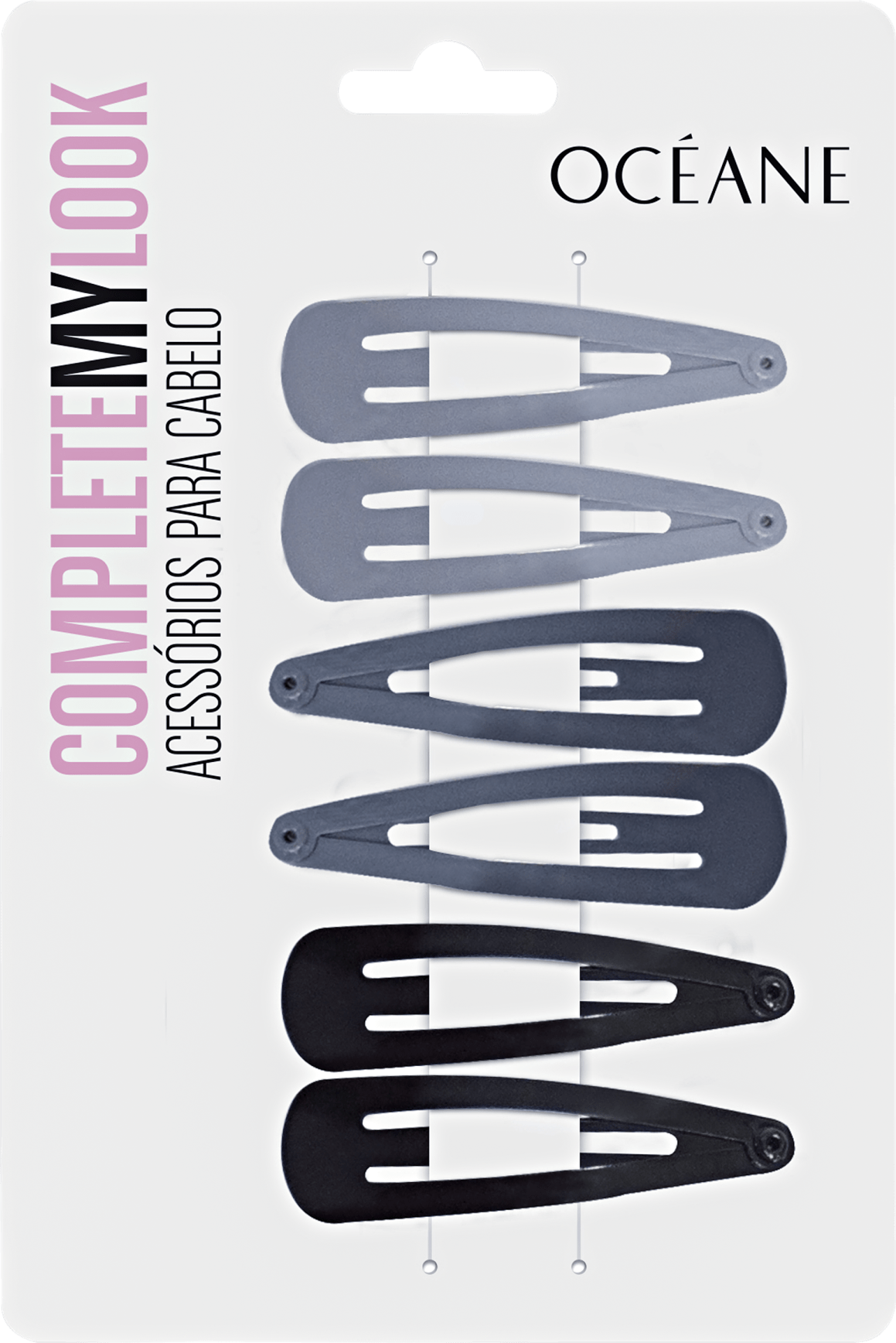 Océane Femme Complete My Look 139 Grey Comb - Conjunto de Tic-Tac para Cabelo