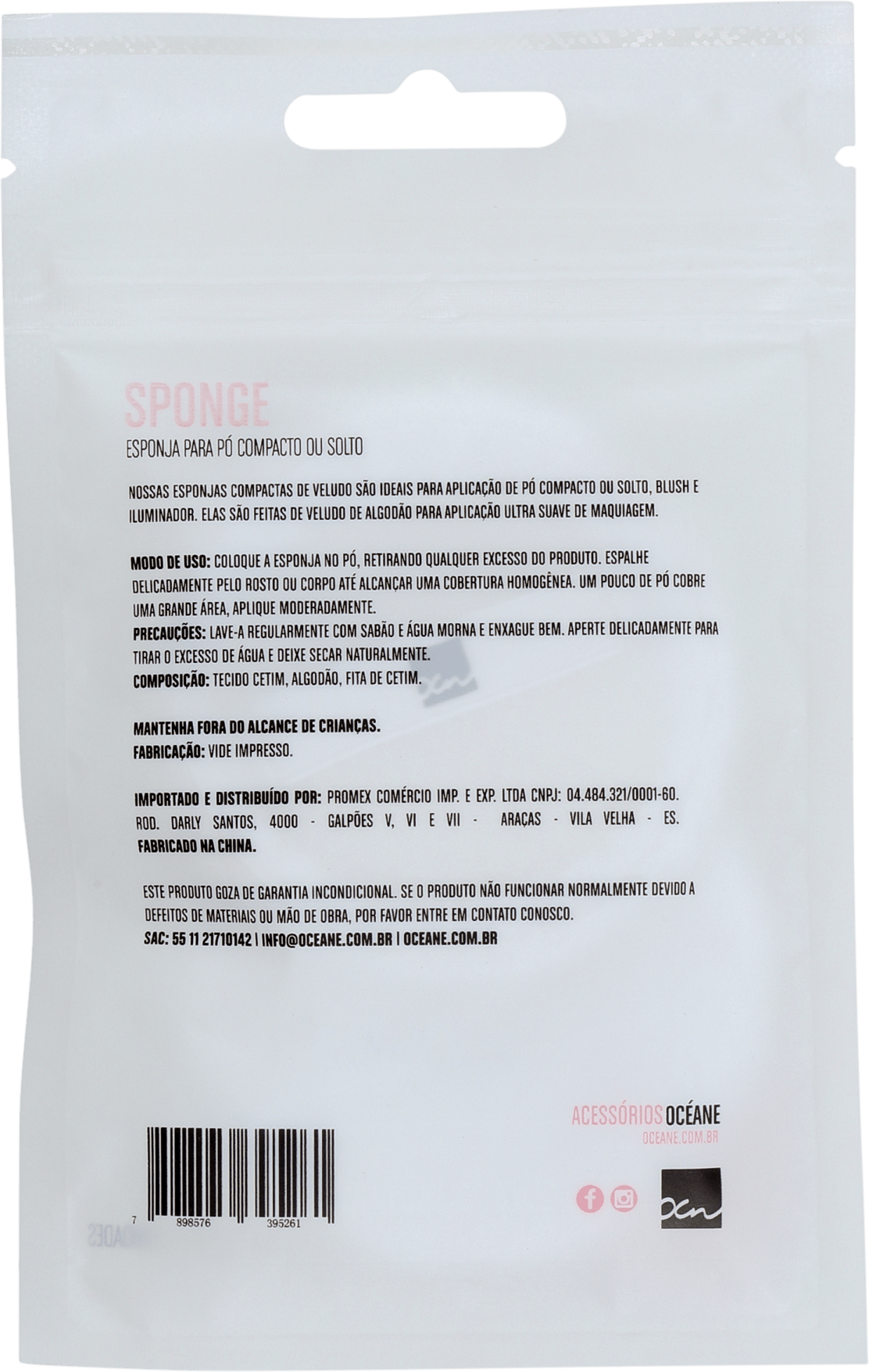 Océane Femme Sponge - Esponja para Pó (2 unidades)