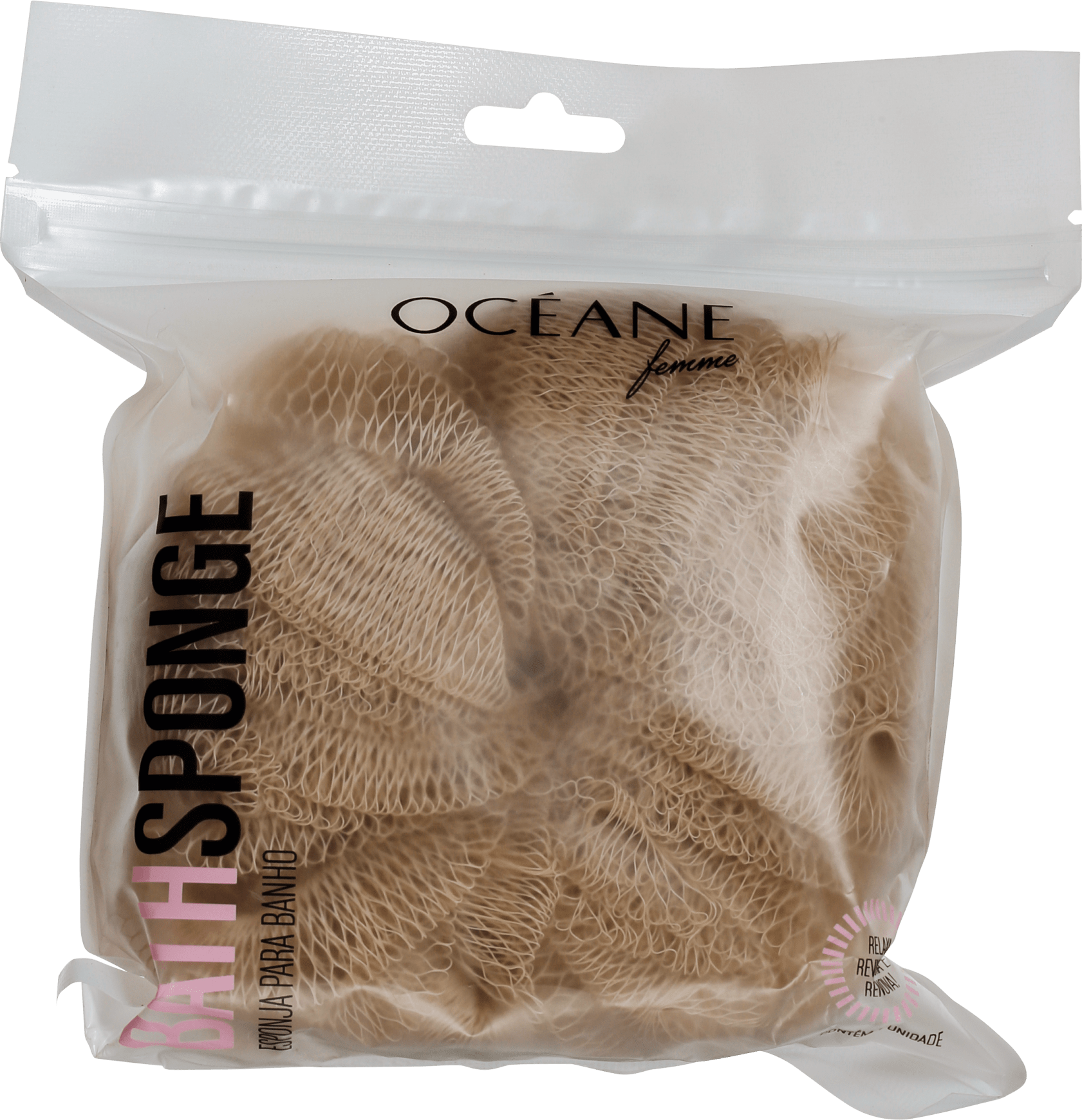 Océane Femme Bath Sponge Bege - Esponja de Banho