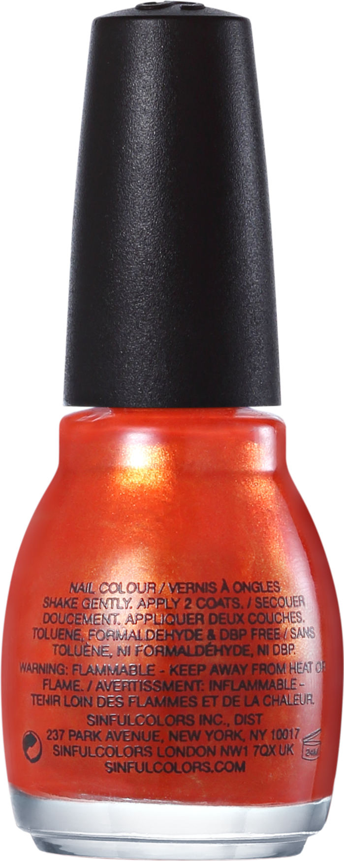 SinfulColors Professional Courtney Orange 30 - Esmalte 15ml