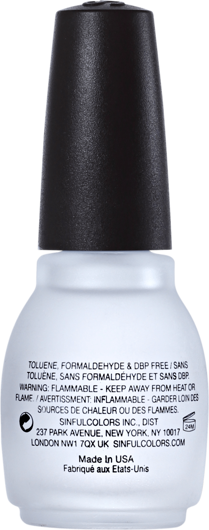 SinfulColors Professional Top Shine Topcoat Brilliant - Finalizador Extrabrilho 15ml