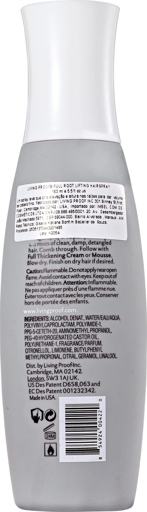 Living Proof Full Root Lifting Hairspray - Spray de Volume 163ml