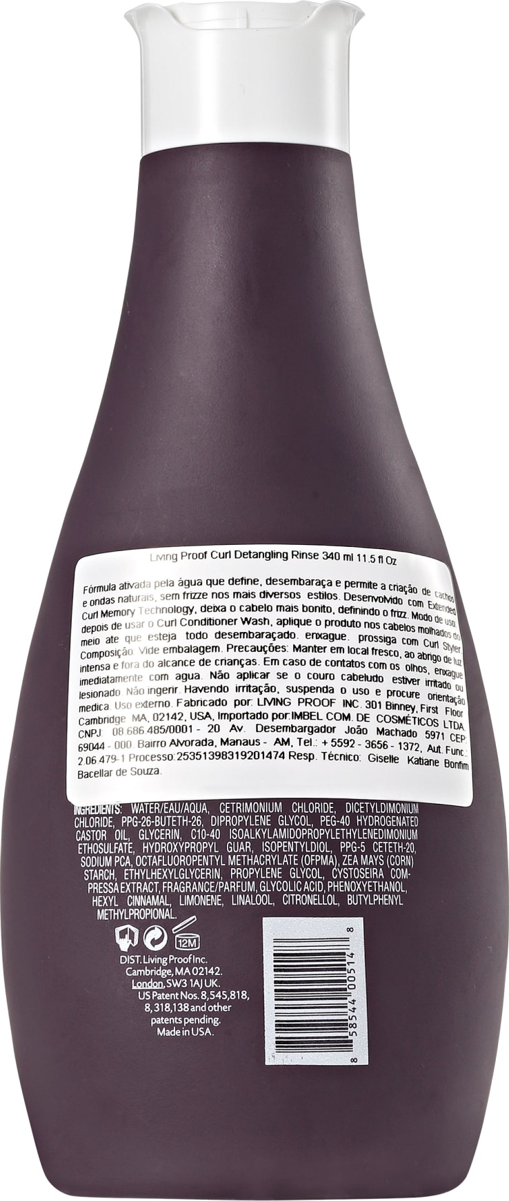 Living Proof Curl Detangling Rinse - Tratamento Desembaraçante 340ml