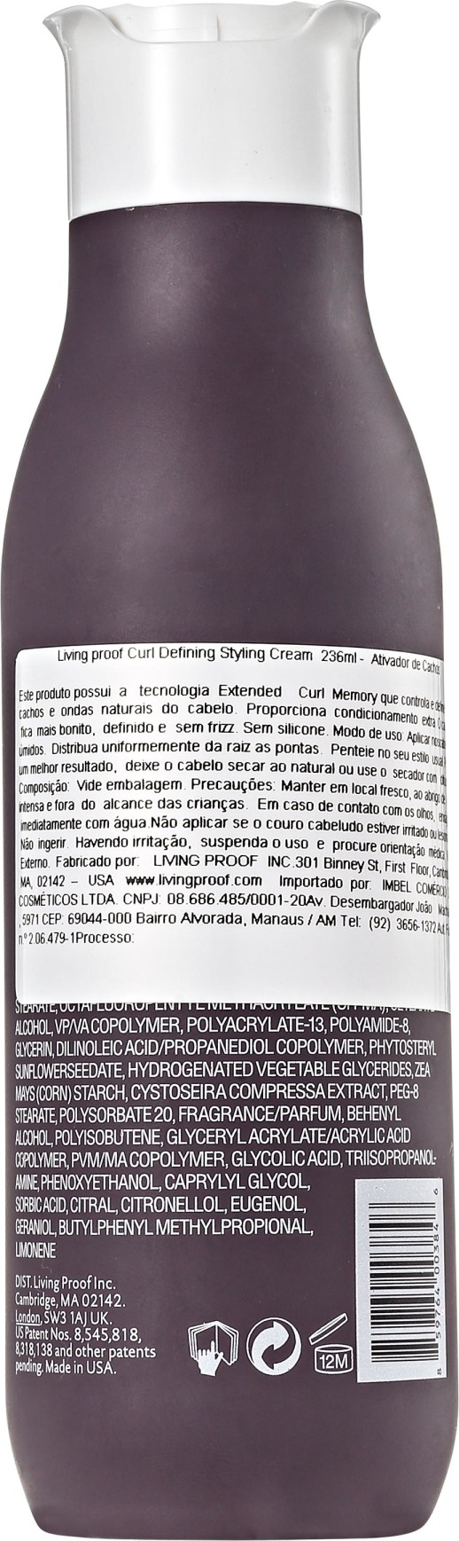 Living Proof Curl Defining Styling Cream - Finalizador 236ml