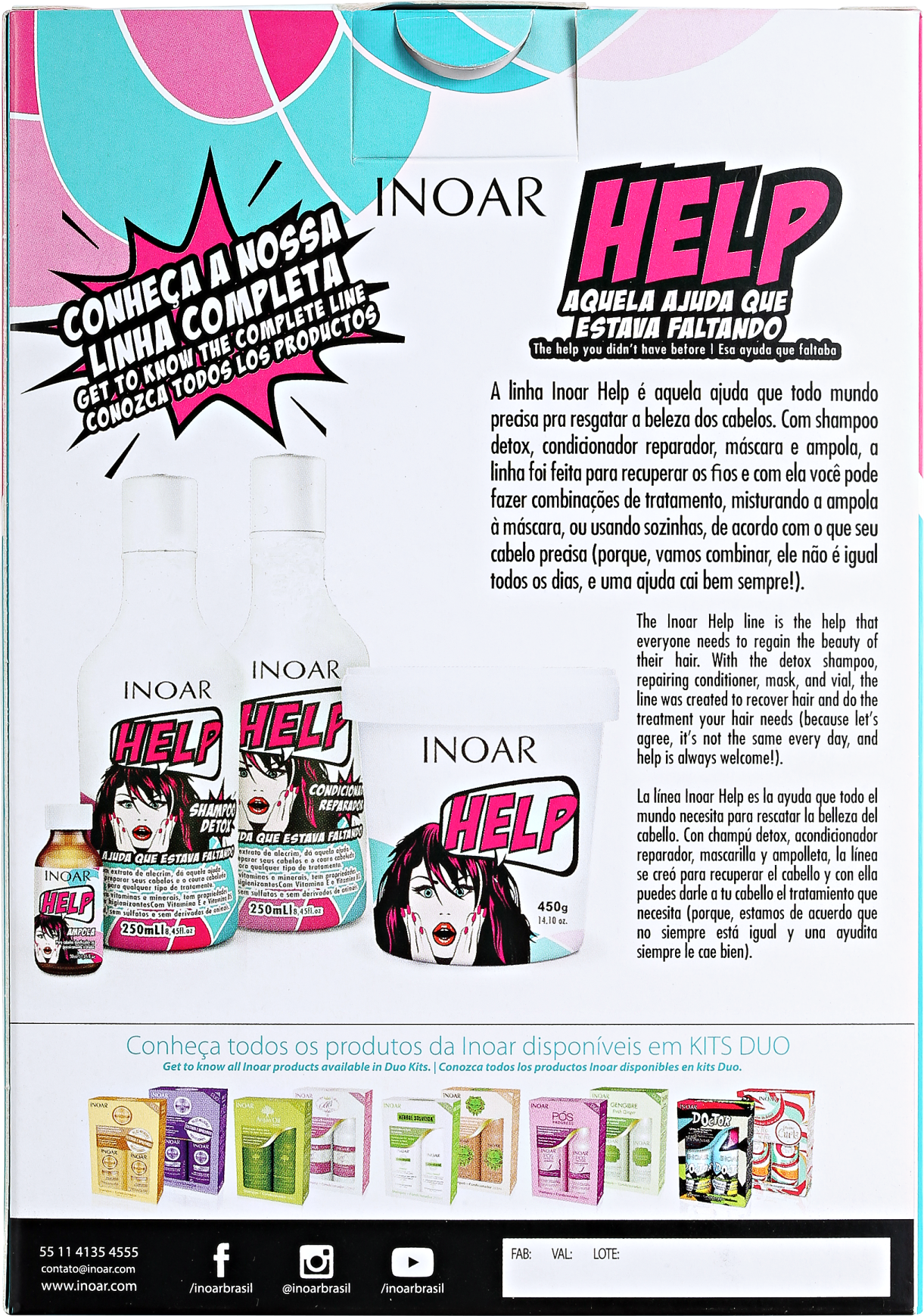 Inoar Help Detox Kit (2 Produtos)