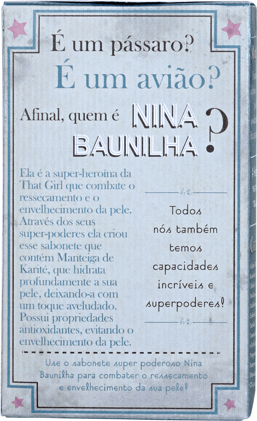 That Girl Nina Baunilha - Sabonete em Barra 120g