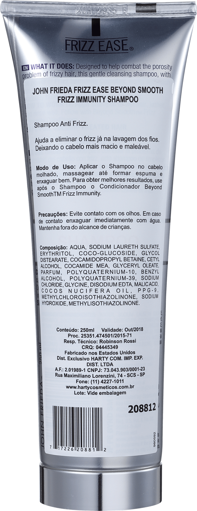 John Frieda Frizz Ease Beyond Smooth Frizz-Immunity - Shampoo 250ml