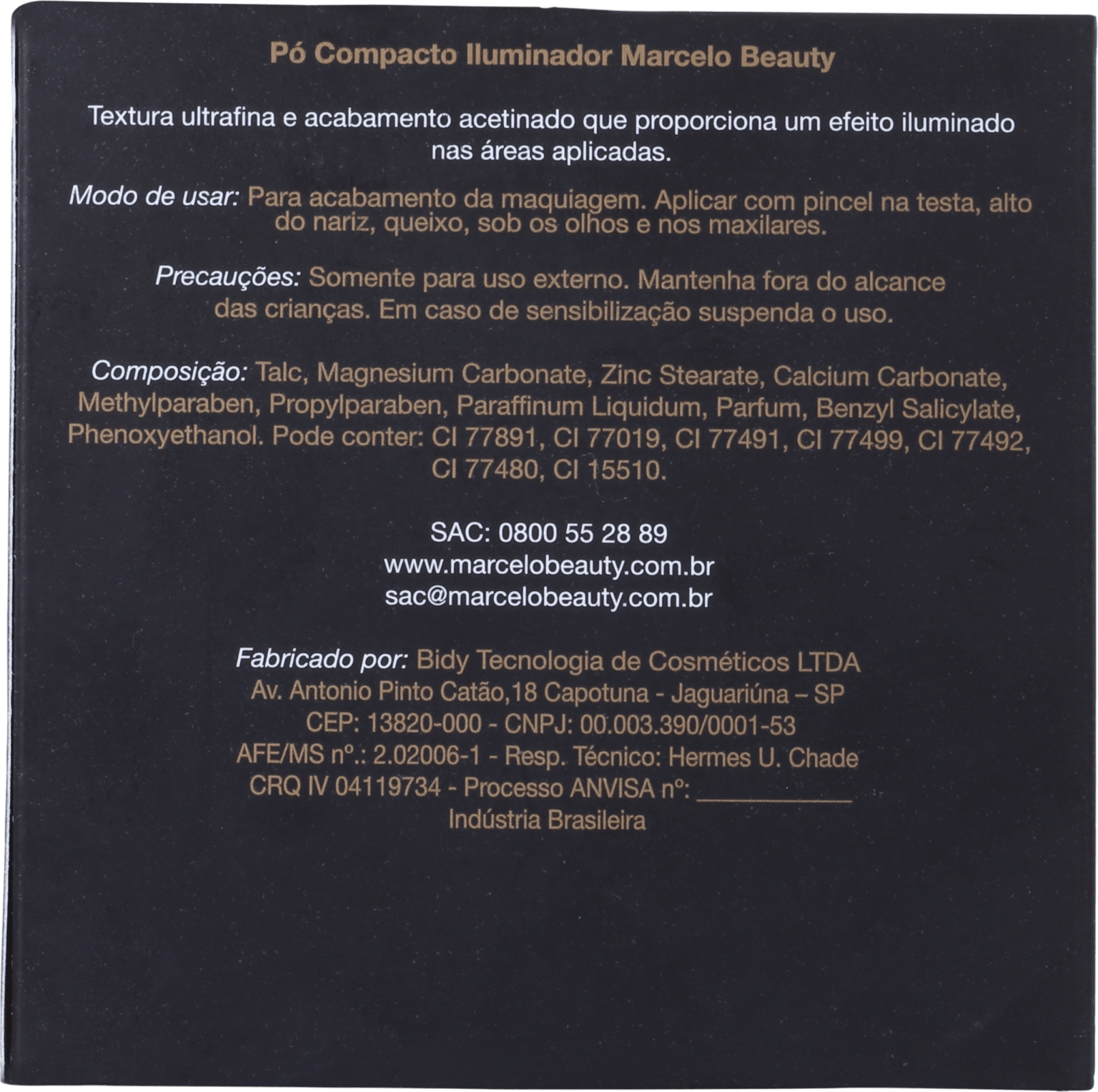 Marcelo Beauty Lumina - Pó Iluminador Cintilante 8g