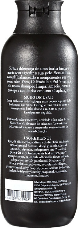 Cia da Barba - Shampoo para Barba 200ml