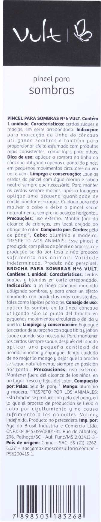 Vult #06 - Pincel para Sombra