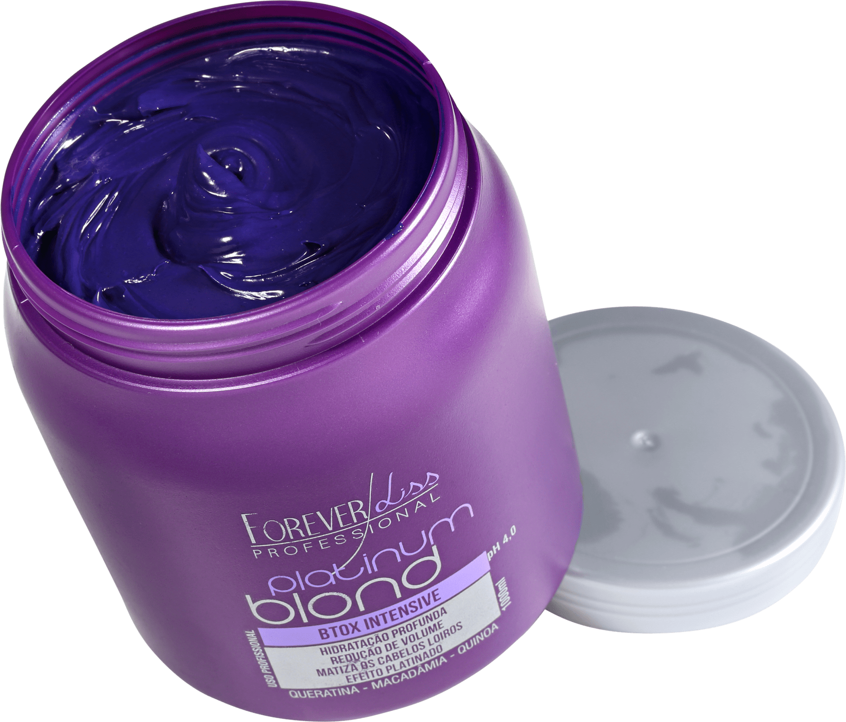 Forever Liss Professional Platinum Blond - Redutor de Volume Matizador 1000g