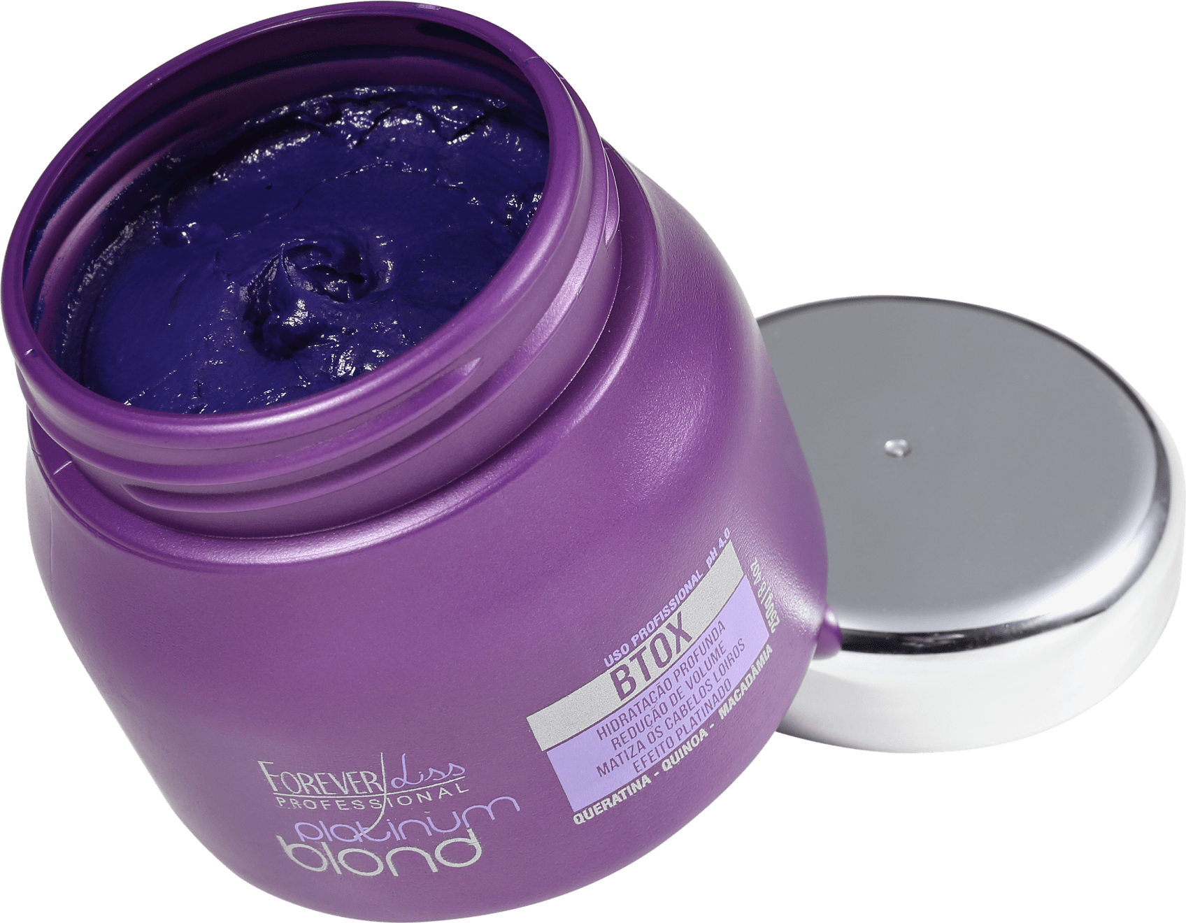 Forever Liss Professional Platinum Blond - Redutor de Volume Matizador 250g