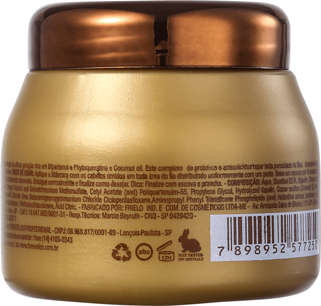 Forever Liss Professional Banho de Verniz - Máscara 250g