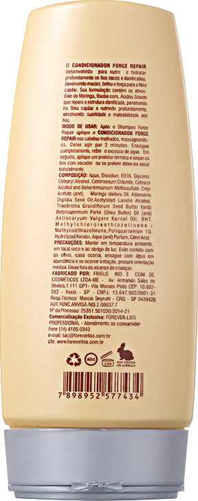 Forever Liss Professional Force Repair - Condicionador 200g