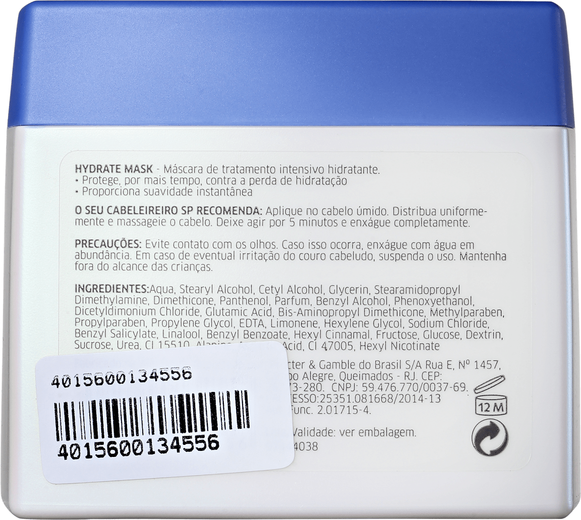 SP System Professional Hydrate Mask - Máscara de Tratamento 400ml