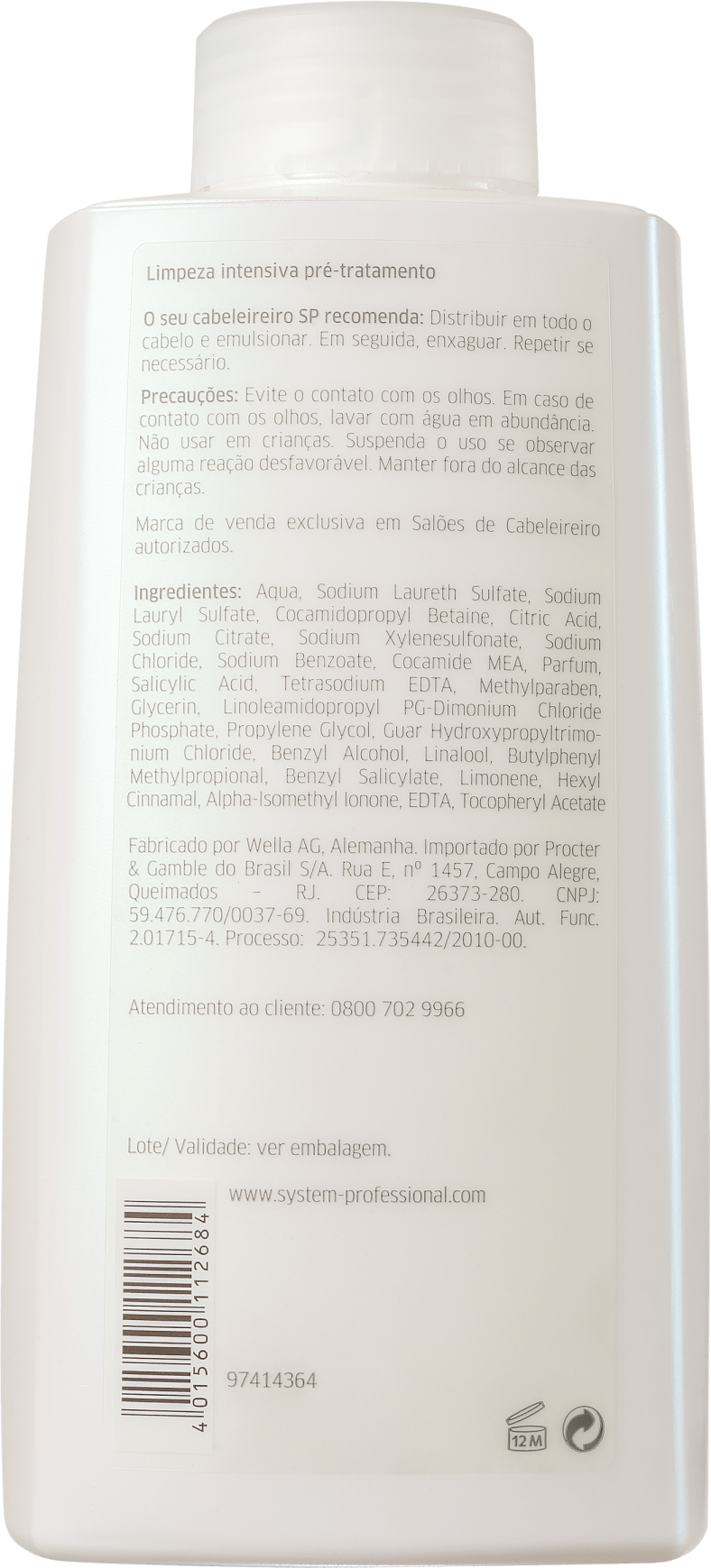 SP System Professional Expert Deep Cleanser - Shampoo 1000ml