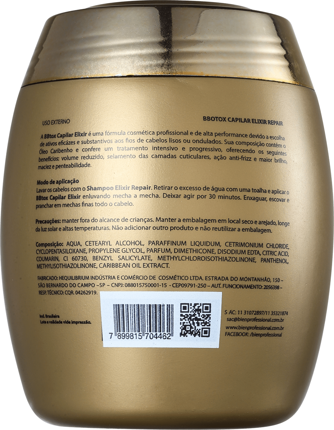 Bien Professional Elixir Repair BBtox Capilar - Tratamento 1000g