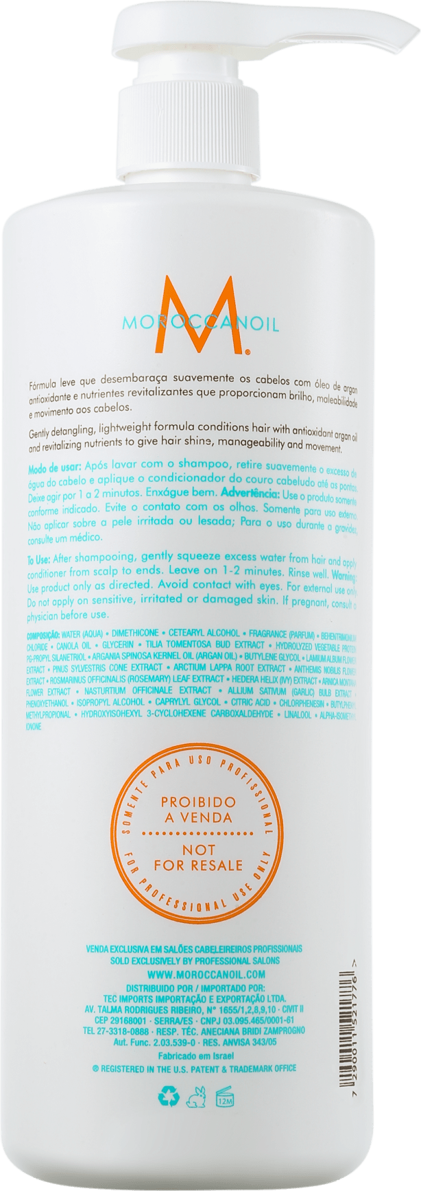 Moroccanoil Extra Volume - Condicionador 1000ml