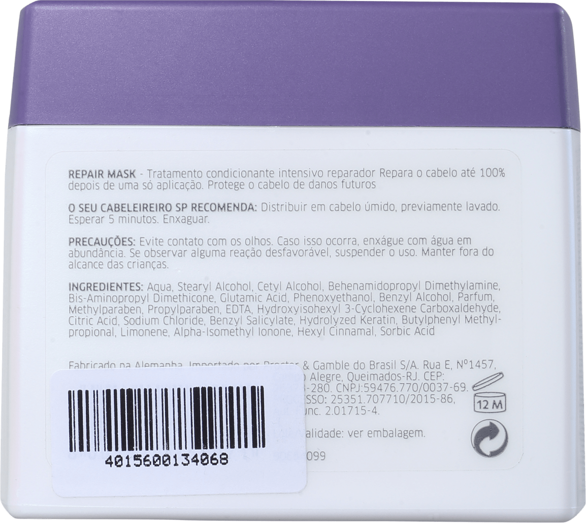 SP System Professional Repair Mask - Máscara de Tratamento 400ml
