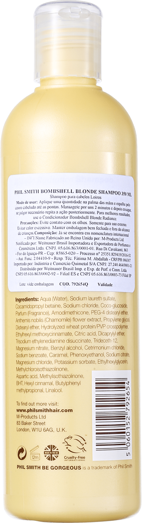 Phil Smith Bombshell Blonde Radiance - Shampoo 350ml