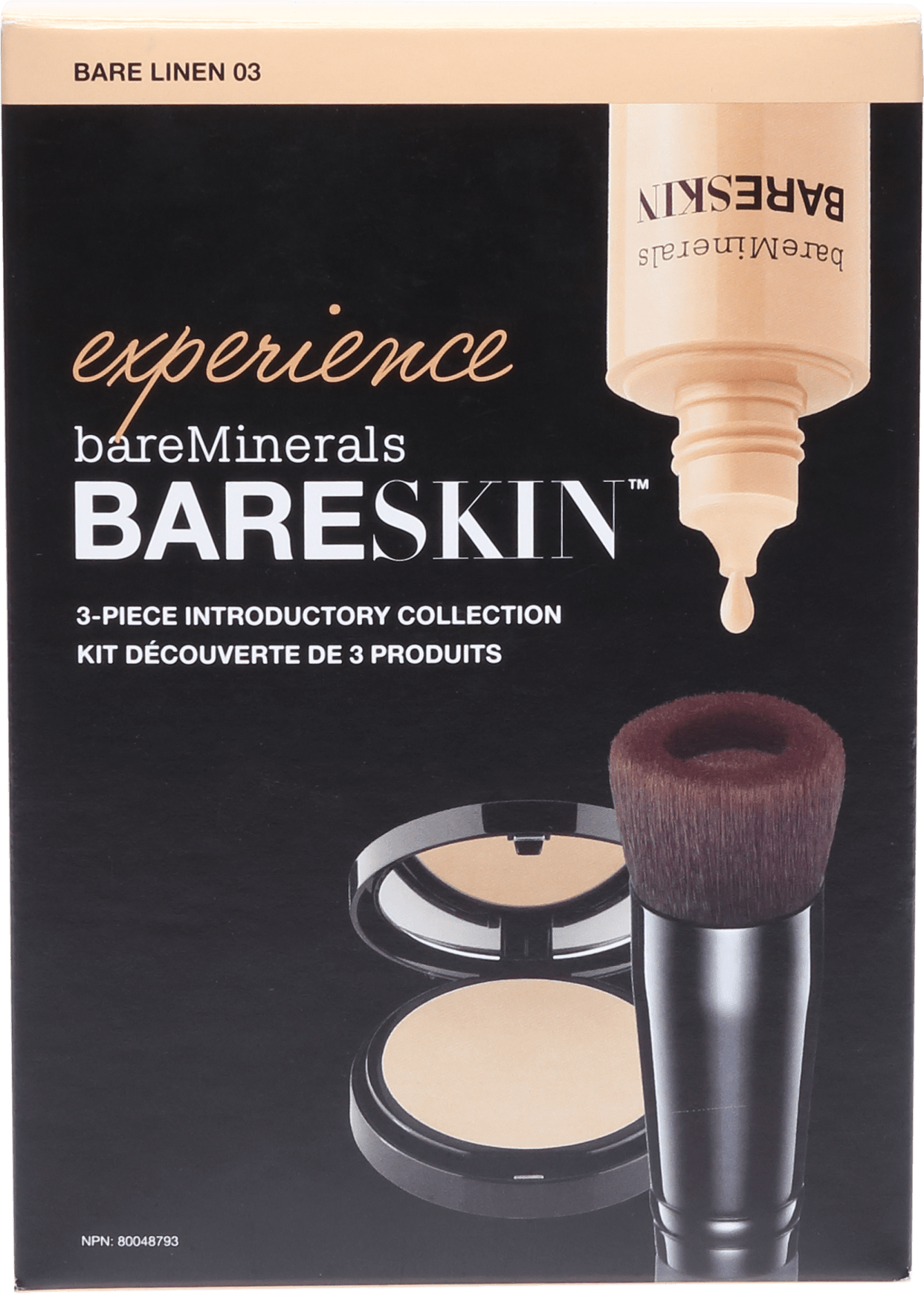 Kit bareMinerals bareSkin Experience Bare 03 Linen (3 produtos)
