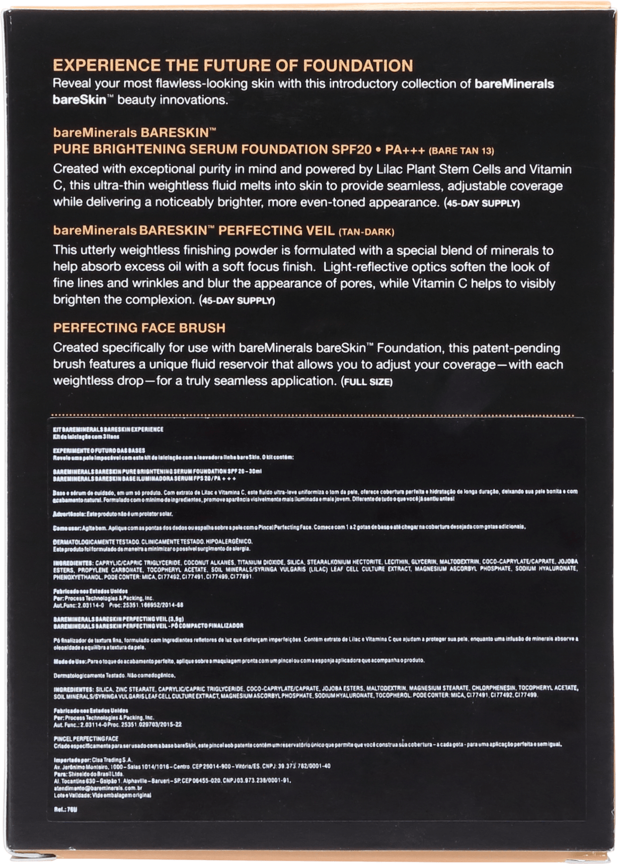 Kit bareMinerals bareSkin Experience Bare 13 Tan (3 produtos)