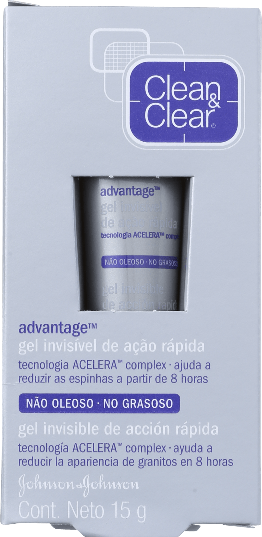 Clean & Clear Advantage Gel Invisível - Gel Secativo para Acne 15g