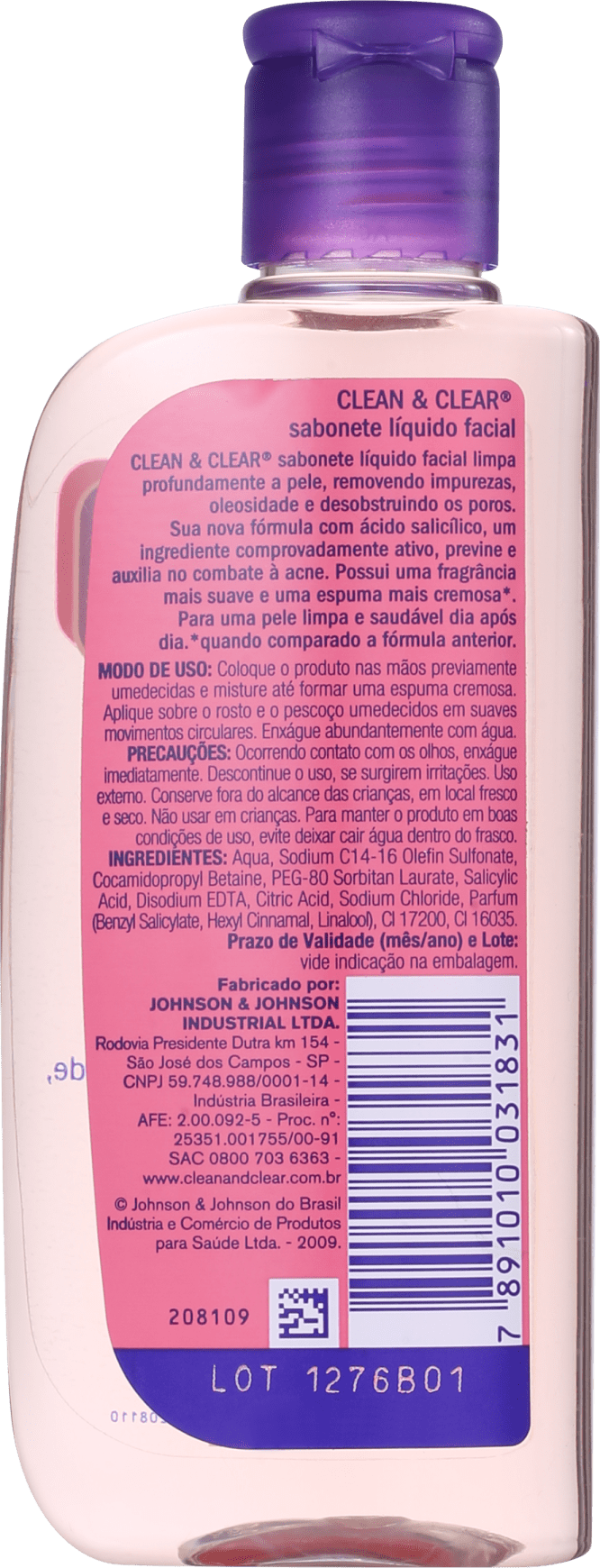 Clean & Clear Não Oleoso - Sabonete Líquido Facial 200ml
