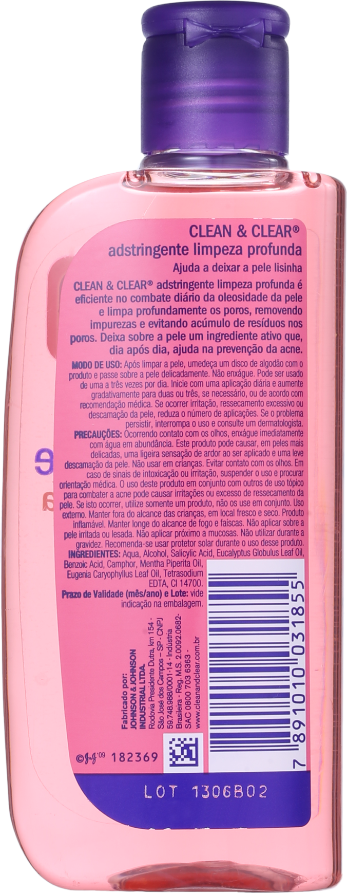Clean & Clear Limpeza Profunda - Adstringente Facial 200ml