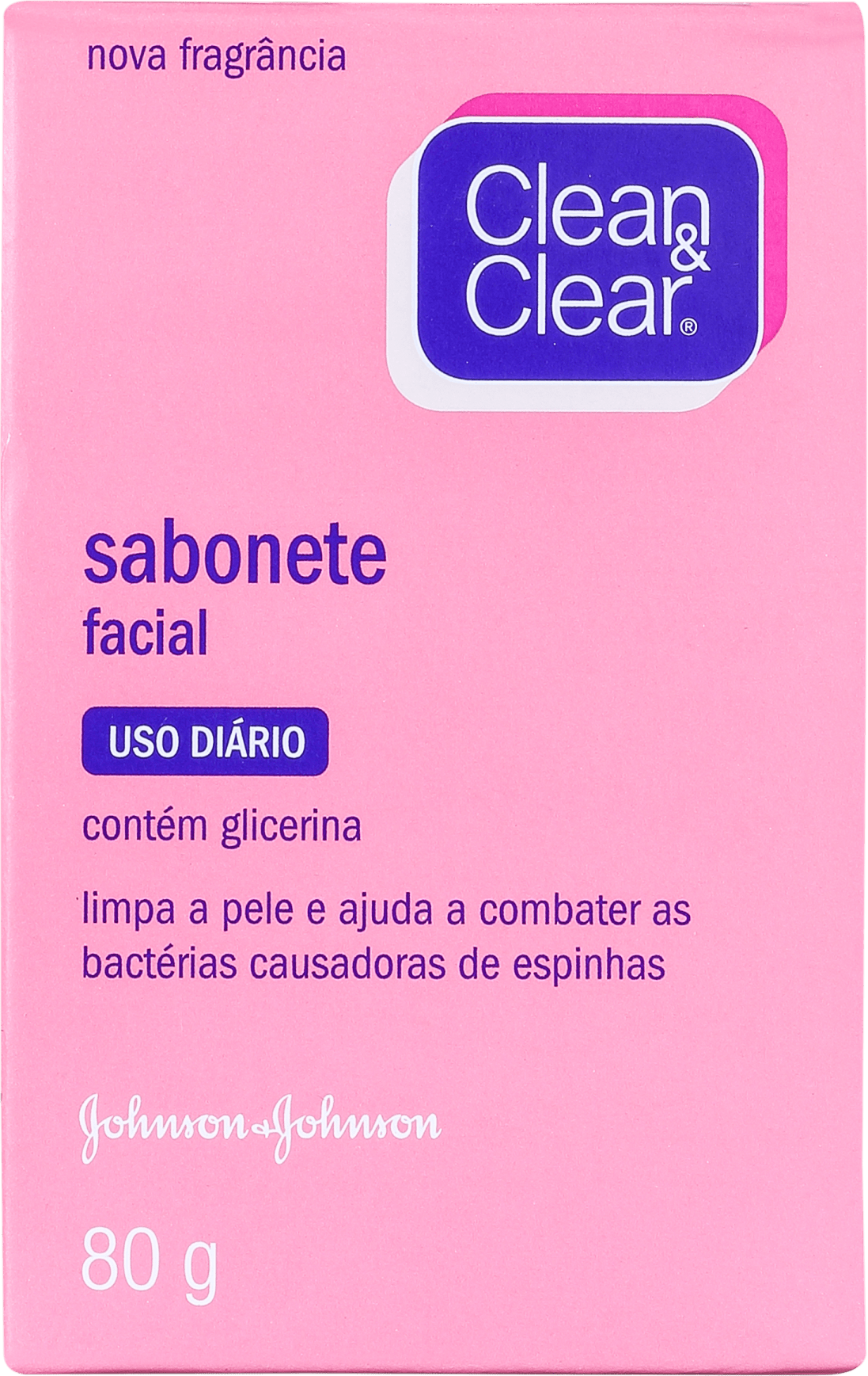 Clean & Clear Uso Diário - Sabonete em Barra Facial 80g