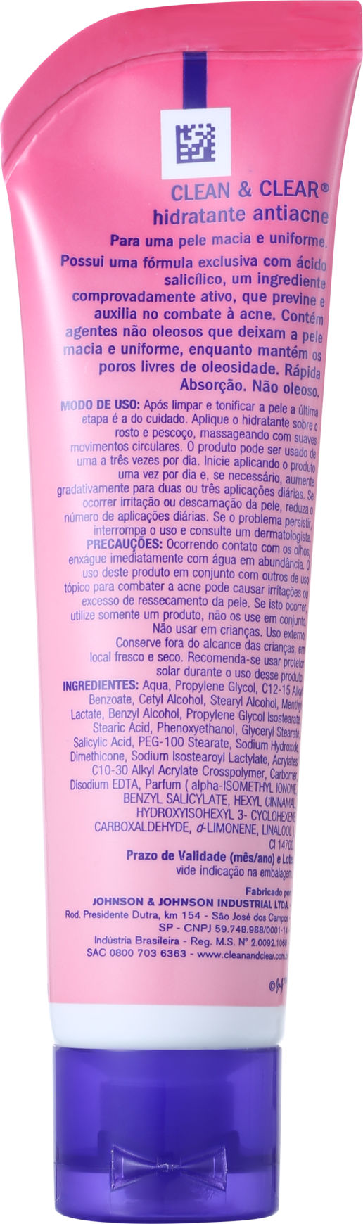 Clean & Clear Hidratante Antiacne - Hidratante Facial 50g