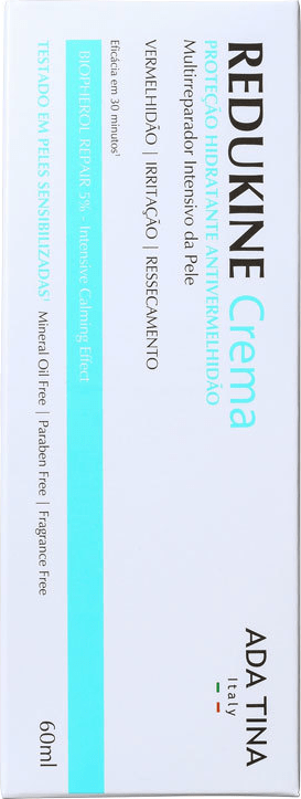 Ada Tina Redukine Crema - Hidratante Antivermelhidão 60ml