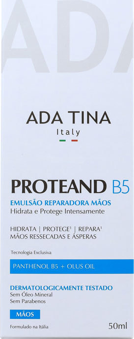 Ada Tina Proteand B5 - Hidratante para as Mãos 50ml