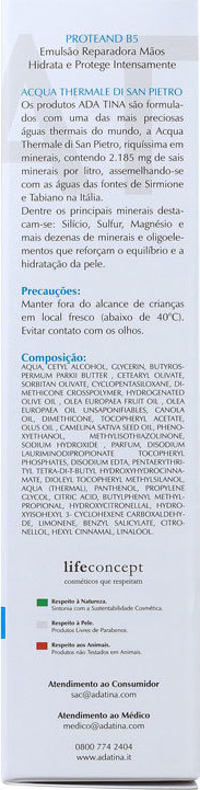 Ada Tina Proteand B5 - Hidratante para as Mãos 50ml
