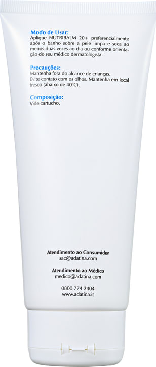Ada Tina Nutribalm 20+ - Hidratante Corporal Anti-Idade 200ml