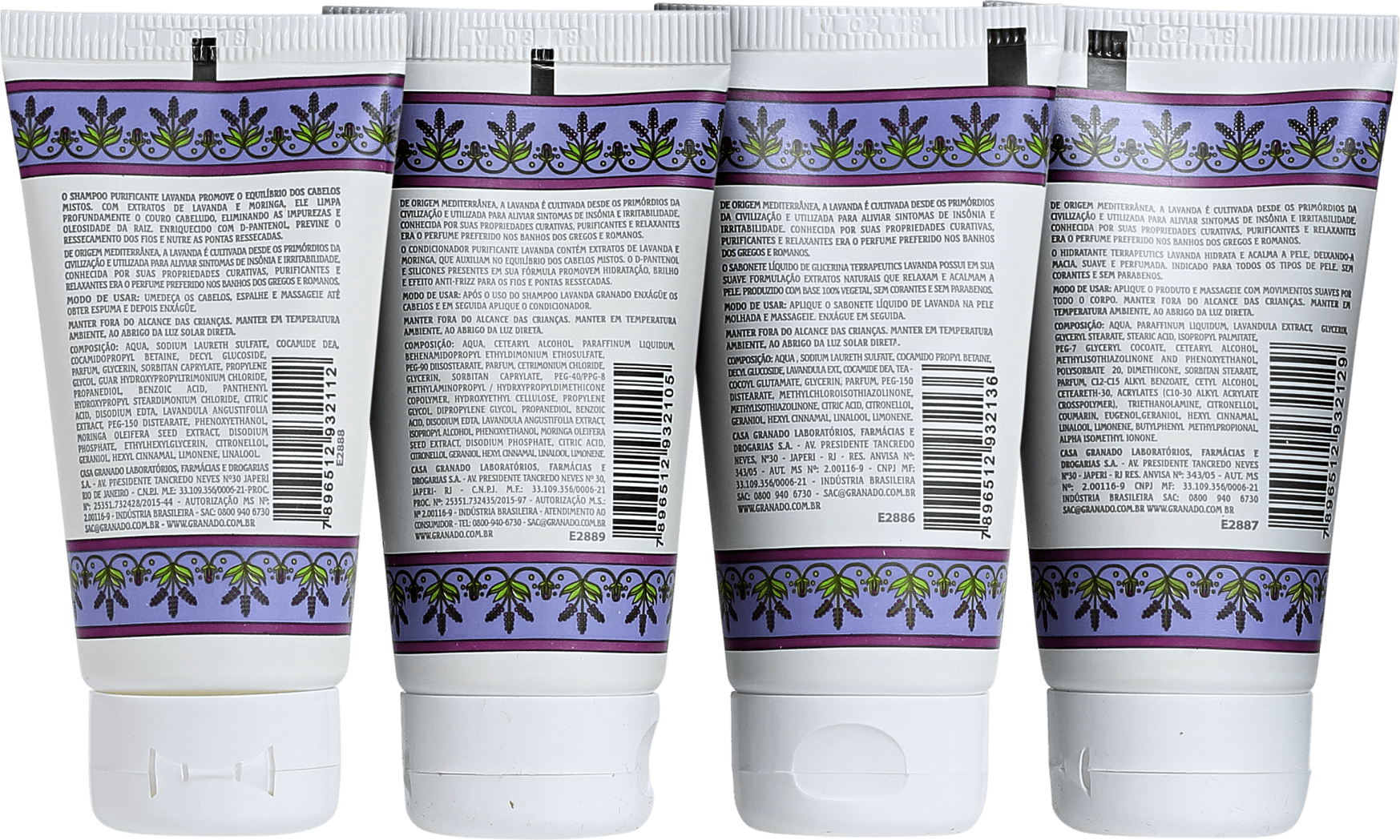 Kit Banho Granado Terrapeutics Lavanda (4 produtos)