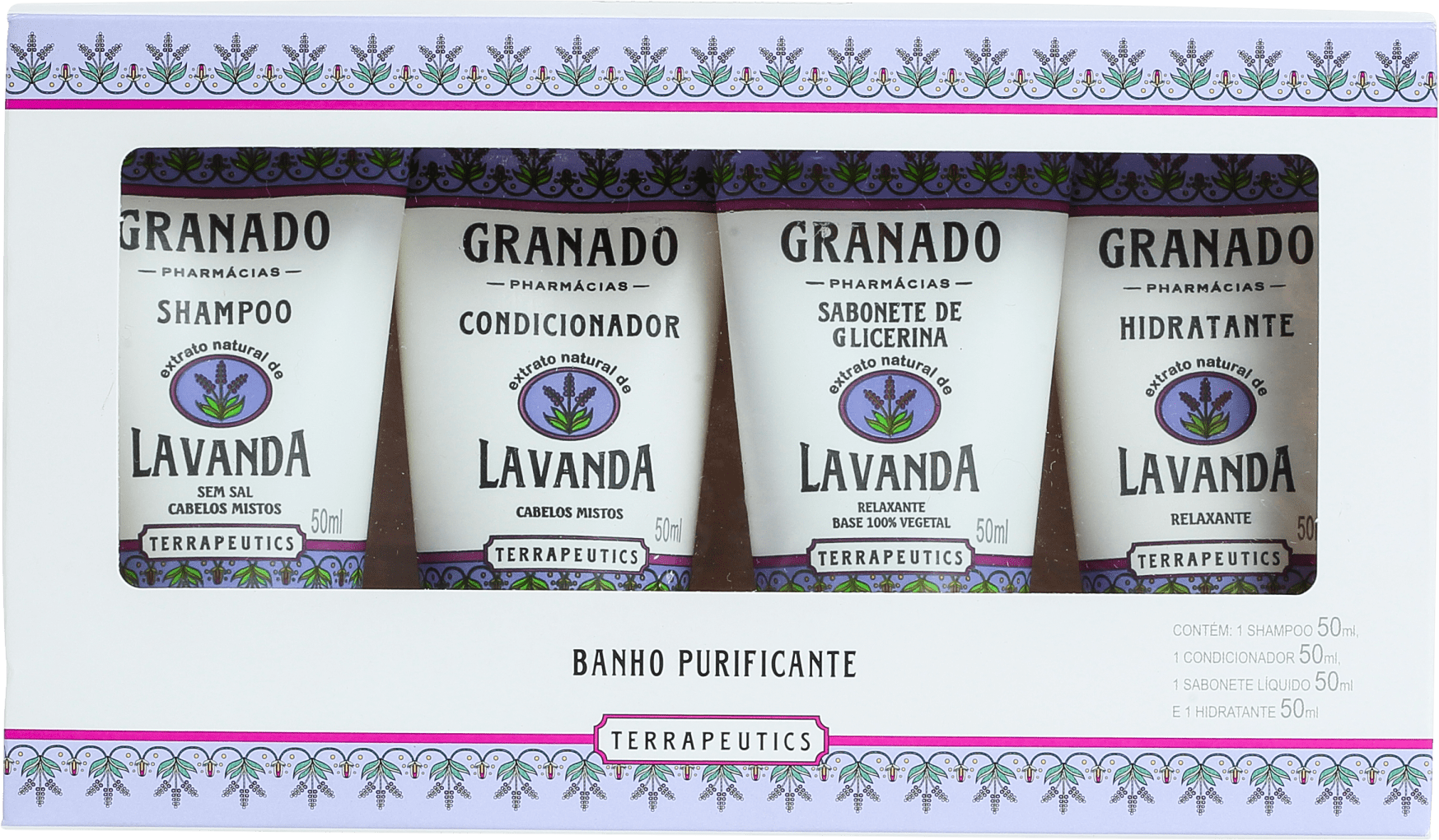 Kit Banho Granado Terrapeutics Lavanda (4 produtos)