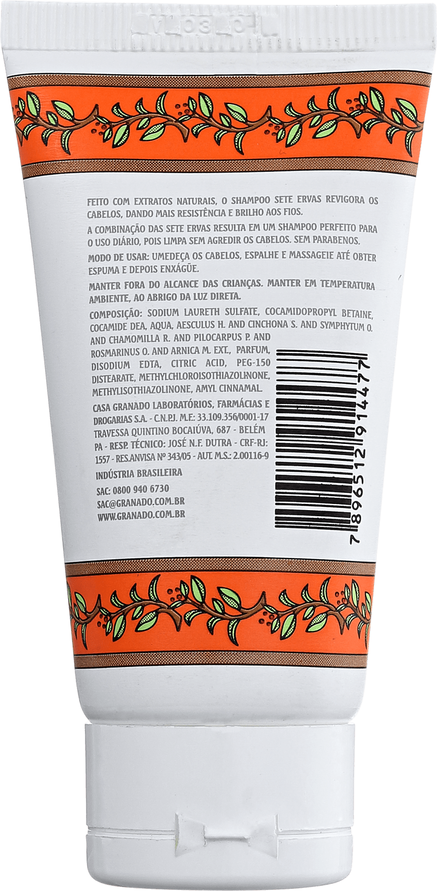 Granado Terrapeutics Sete Ervas - Shampoo 50ml