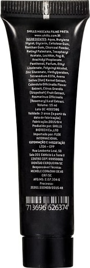 Shills Black Mask - Máscara Removedora de Cravos 15ml