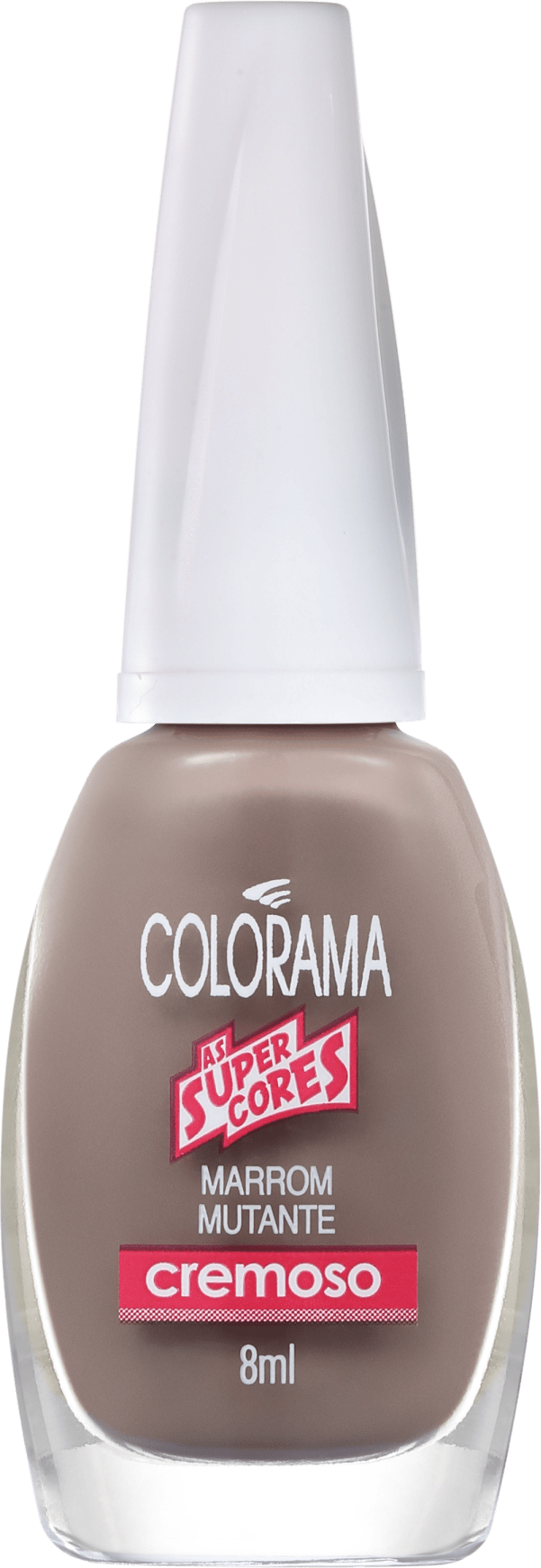 Colorama As Super Cores Marrom Mutante - Esmalte Cremoso 8ml