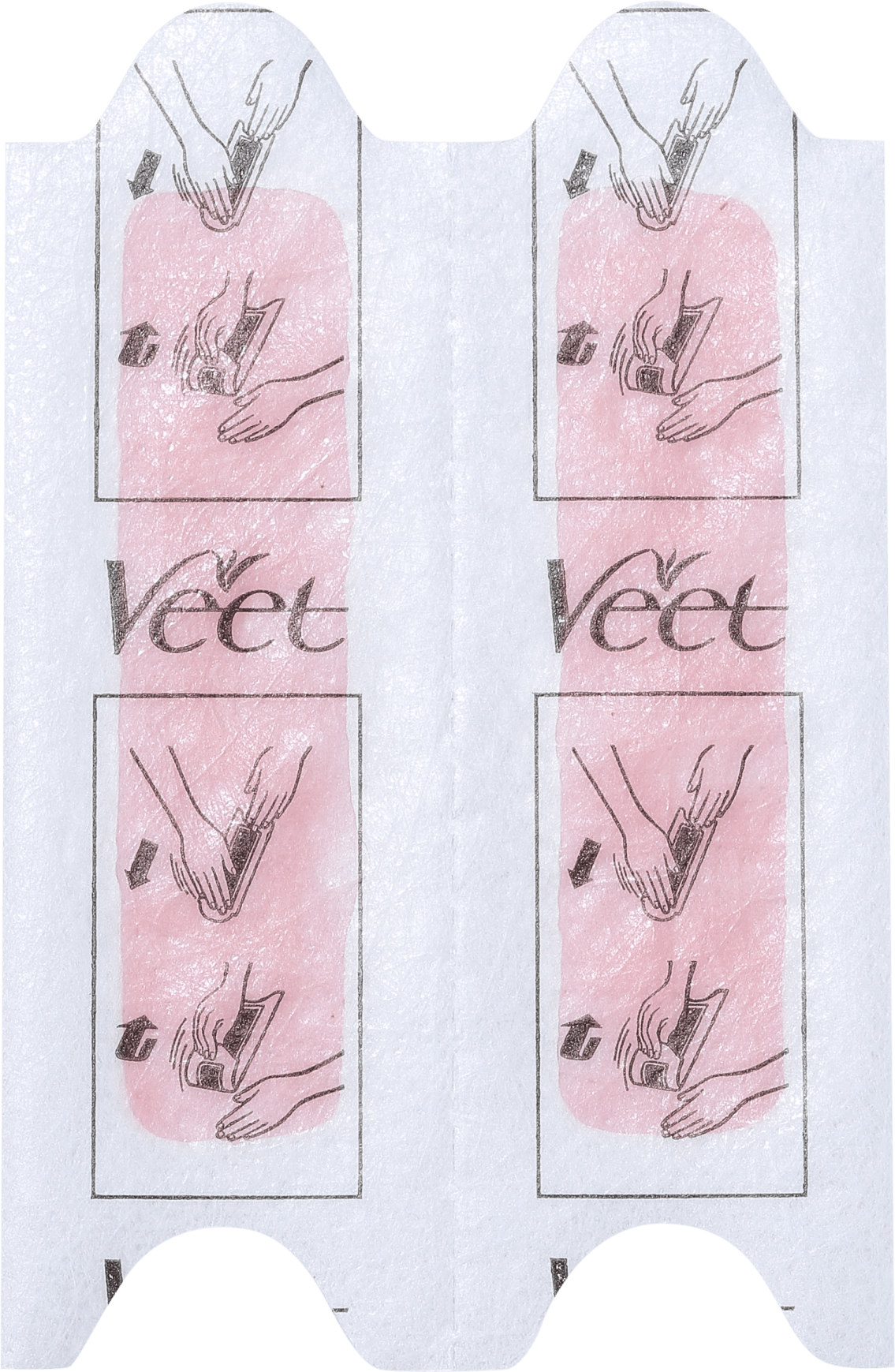 Veet Peles Normais e Secas - Folhas de Cera Facial (12 unidades)