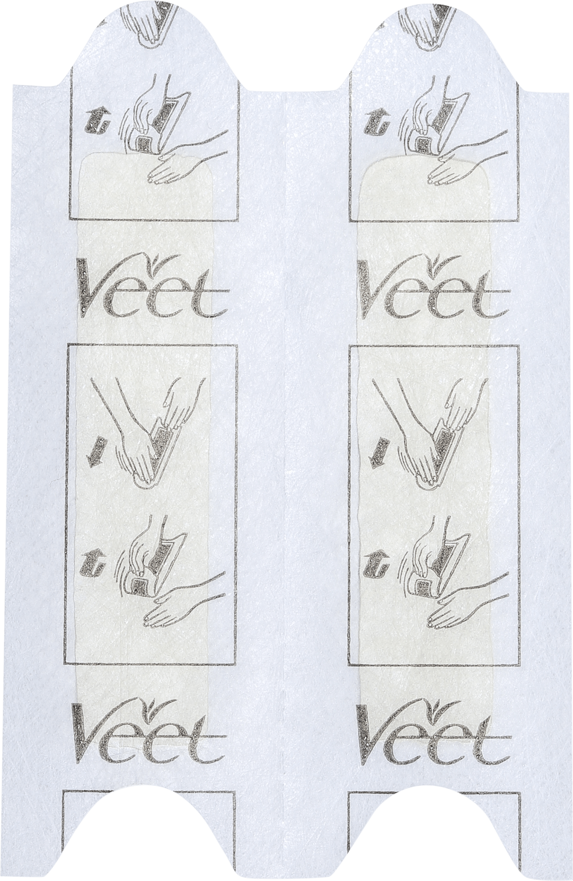 Veet Peles Delicadas - Folhas de Cera Facial (12 unidades)