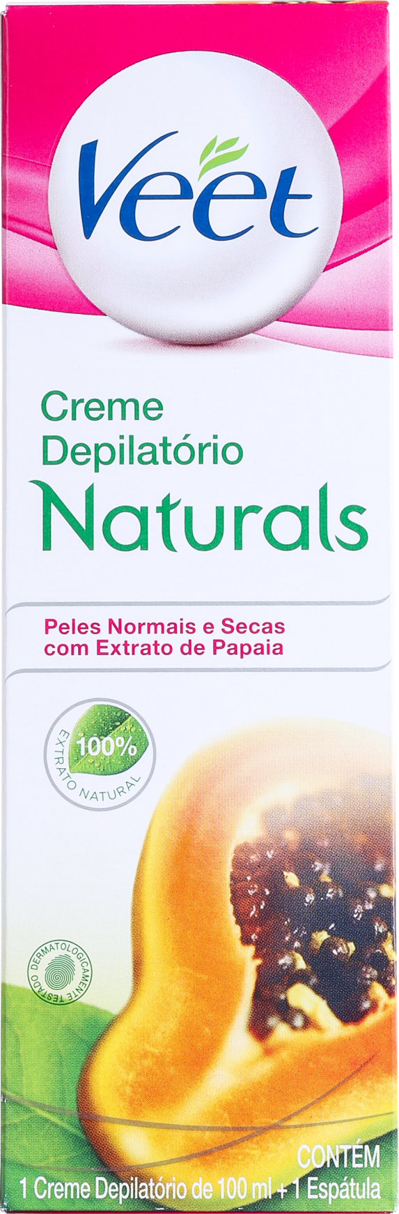 Veet Naturals Papaia - Creme Depilatório 100ml