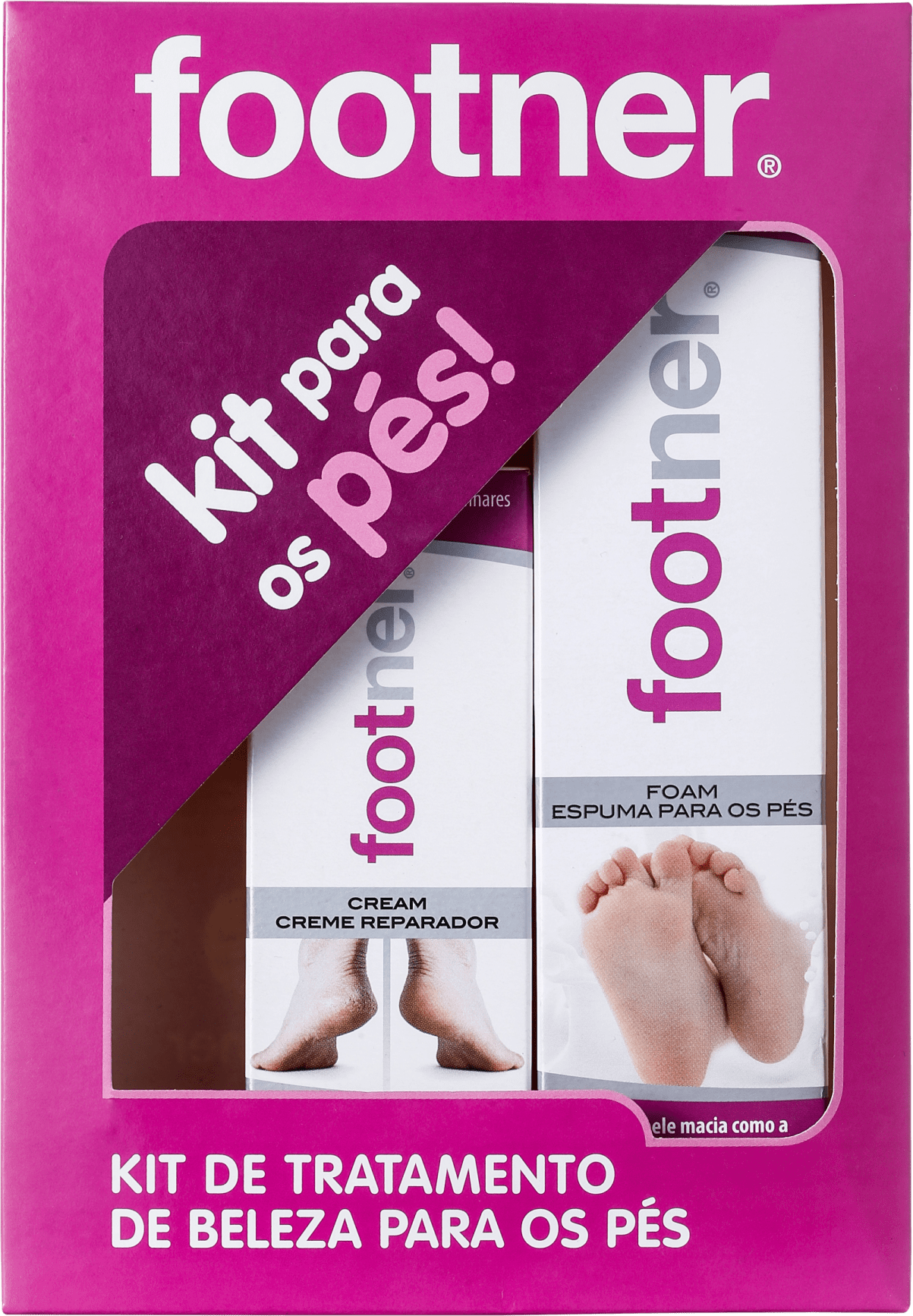 Kit Footner Pés Macios (2 produtos)