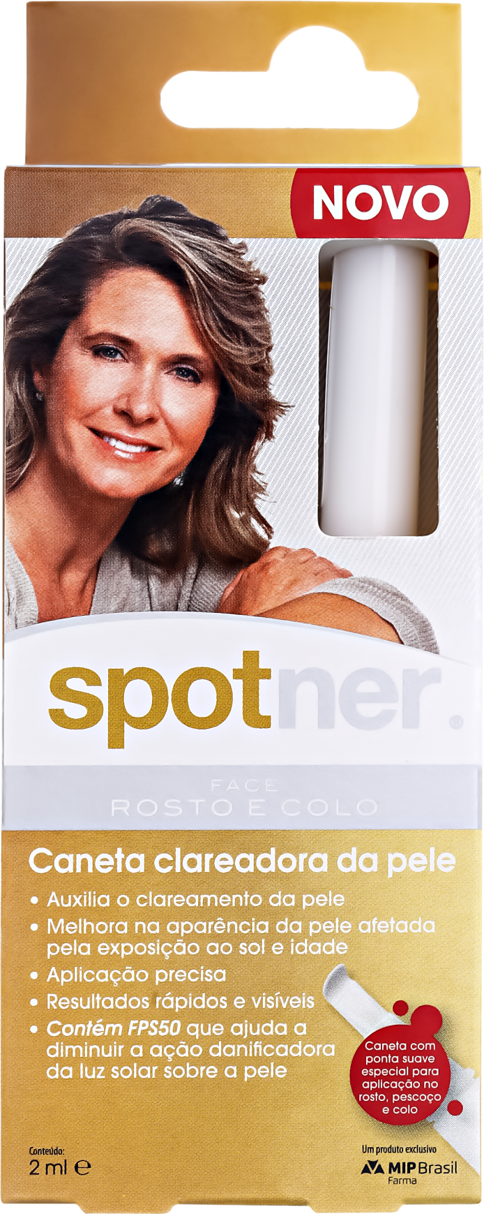 Spotner Face Rosto e Colo - Caneta Clareadora de Manchas 2ml