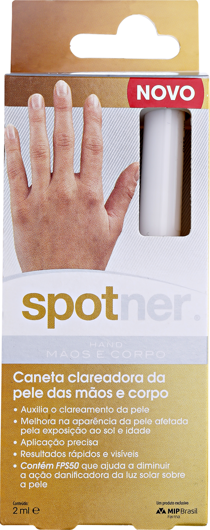 Spotner Hand Mãos e Corpo - Caneta Clareadora de Manchas 2ml