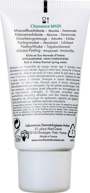 Avène Cleanance Mask - Máscara Facial 50ml