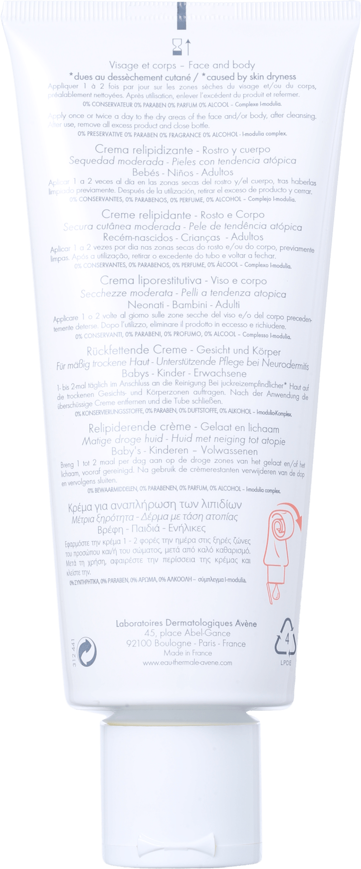 Avène XeraCalm A.D Creme - Hidratante 200ml