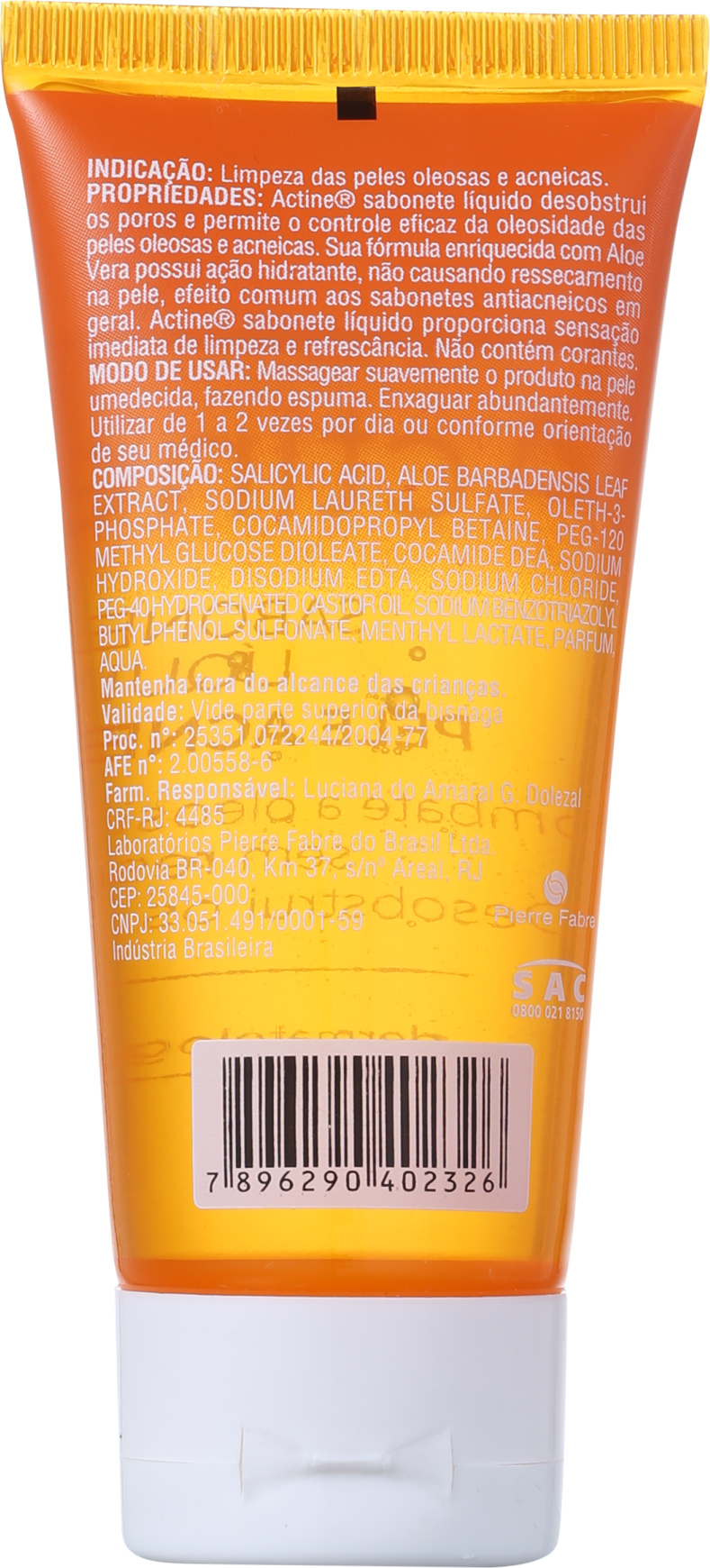 Darrow Actine Pele Acneica - Sabonete Líquido Facial 60ml