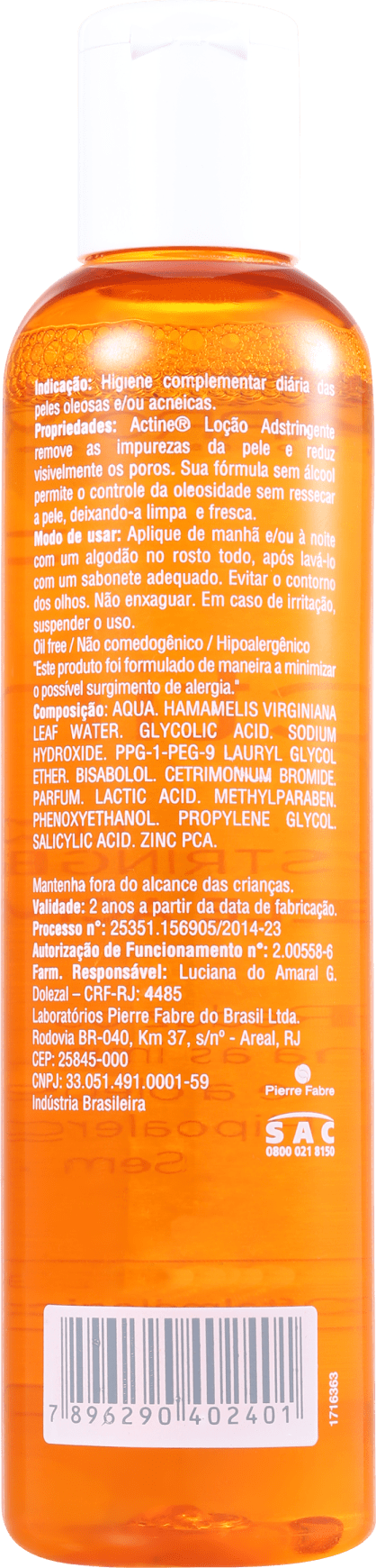 Darrow Actine Pele Acneica - Adstringente Facial 190ml